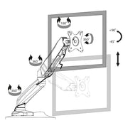 Display arm for screen