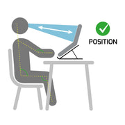 Réhausseur pliable pour laptop
