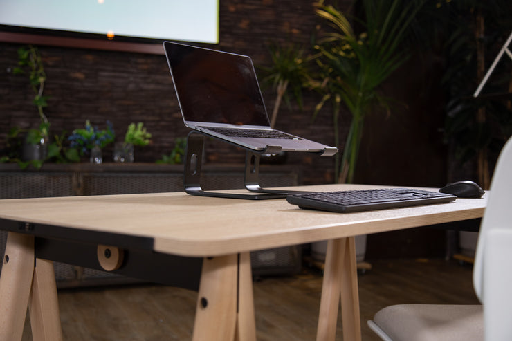 Ergonomic laptop riser