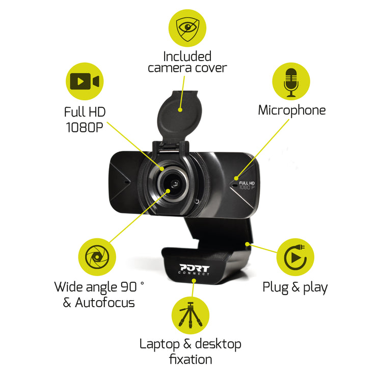 HD webcam with a microphone